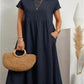 ⏰Last Day Sale 50% Off💃Solid Color Sleeveless Loose Cotton and Linen Pocket Dress