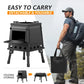 🔥 LIMITED TIME 50% OFF! 🔥 Portable Wood Burning Rocket Stove – 16 Vent Holes Efficient Burn, Foldable Camping Cooker – Heavy-Duty Cast Iron ✨