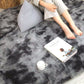 🌈🛏️Gradient Shaggy Plush Area Rug | Cozy, Fluffy Floor Covering for Nurseries, Kids’ Bedrooms, and Play Areas🧶