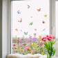 💐 LIMITED TIME 50% OFF! 🖼️ Colorful Floral Bouquet Window Sticker – Vibrant Design, Easy Peel & Removable – Perfect for Home, Cafe & Spring Decor ✨