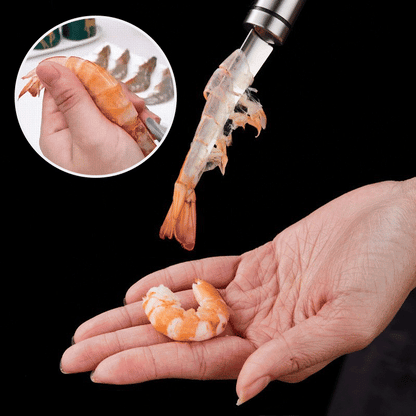 🔥 HOT BUY 2 GET 1 FREE! 🔥 5 in 1 Multifunctional Shrimp Line Fish Maw Knife – Peel, Scale, Cut & Gut with One Blade ✨