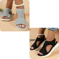 Breathable mesh platform sandals for women