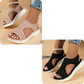 Breathable mesh platform sandals for women
