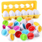 🎁 50% OFF! ✨ Cognitive Development Geometric Eggs (12 Eggs Set) – High-Quality Child-Safe Plastic, Color & Shape Matching & Hand-Eye Coordination – Fun Educational Toy for Toddlers 🥚