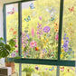 💐 LIMITED TIME 50% OFF! 🖼️ Colorful Floral Bouquet Window Sticker – Vibrant Design, Easy Peel & Removable – Perfect for Home, Cafe & Spring Decor ✨