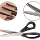 ✂️ 50% OFF! ✨ DIY Serrated Sewing Scissors – Ultra-Sharp Stainless Steel Blades, Ergonomic Comfort Grip & Clean Zigzag Cuts – Perfect for Fabric, Leather & Crafts 🧵