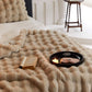 ☁️ 50% OFF! ✨ Luxury Double-Sided Soft Fluffy Flannel Blanket – Textured Polyester with Lightweight Warmth, 4 Sizes & 5 Colors – Machine Washable Cozy Layer for Bed, Couch, Travel & Camping 🎁