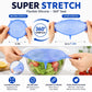 🔥 LAST DAY 50% OFF! ✨ Adpartner Silicone Lids for Food Storage (6-Pack) – Elastic Stretch Fit, 100% BPA-Free Food-Grade Silicone & Heat-Resistant -40°C to 230°C – Eco-Friendly Reusable Alternative to Plastic Wrap 🥗