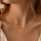 🎉 LIMITED TIME 50% OFF! 💛 Radiant Heart Necklace – Polished Openwork Heart Link, Lightweight & Feminine Charm for Daily Wear ✨