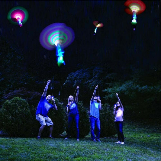 📢 LIMITED TIME 50% OFF & IN STOCK! ⏰💓 LED Helicopter Shooters – Launch Up to 120ft, Slow Descent & Night-Glow Fun! 😍✨