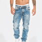 Men's Fashion Stretch Jeans,Minimalist Style Suitable For Summer, Emo Style