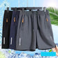 🩳 50% OFF NOW! 🔥 Men's Elastic Summer Shorts – Breathable, zippered pockets & stretch fit – Perfect for sports, travel or hot days – comfortable and practical ☀️