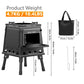 🔥 LIMITED TIME 50% OFF! 🔥 Portable Wood Burning Rocket Stove – 16 Vent Holes Efficient Burn, Foldable Camping Cooker – Heavy-Duty Cast Iron ✨