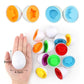 🎁 50% OFF! ✨ Cognitive Development Geometric Eggs (12 Eggs Set) – High-Quality Child-Safe Plastic, Color & Shape Matching & Hand-Eye Coordination – Fun Educational Toy for Toddlers 🥚