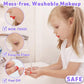 💄 50% OFF! ✨ Washable Kids Pretend Makeup Set & Portable Vanity Case – 100% Non-Toxic & Water-Washable, Certified Child Toy Safety CPSIA CPC ASTM F963, Portable Vanity Suitcase with Handle & Protects Delicate Young Skin – 3 Styles 🎀