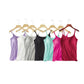 ☀️ PROMO LIMITÉE -50% ! 👚 Women's Tank Top with Built-in Bra – Adjustable Straps, Stretchy Modal-Cotton, U-Neckline, 7 Colors, Sizes S-6XL 🤍