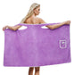 💥 50% OFF! ✨ Plus Size Women's Wearable Shower Skirt – Secure 2-Button Design, Super-Soft Coral Fleece & Quick-Dry Absorbent – Full Coverage That Stays Put, No Awkward Towel Drops 🚿