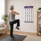 🧘♂️ 50% OFF! ✨ Tai Chi Workout Poster for Seniors – 16 Step-by-Step Illustrated Standing & Seated Chair Exercises, Extra-Large High-Contrast Print & Tear-Resistant Canvas – Wall Hanging Scroll Design for Balance, Flexibility & Vitality 🧓