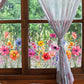 💐 LIMITED TIME 50% OFF! 🖼️ Colorful Floral Bouquet Window Sticker – Vibrant Design, Easy Peel & Removable – Perfect for Home, Cafe & Spring Decor ✨