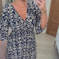 🔥 LIMITED TIME 50% OFF! 👗 Vacation Casual Print V-Neck Waist Wrap Long Dress – 2459+ Sold! Flexible On & Off Shoulders 🌸