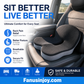 🚗 50% OFF! ✨ Ergonomic Non-Slip Memory Foam Car Seat Cushion – Orthopedic Sciatica & Tailbone Pressure Relief, High-Density Rebound Foam & Breathable 3D Mesh – Anti-Slip Silicone Base for Cars, Office & Gaming Chairs 💺