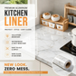 🍳 50% OFF! ✨ Waterproof Marble Peel & Stick Kitchen Backsplash Wallpaper – Oil-Proof Self-Adhesive Contact Paper with Heat-Resistant Aluminum Foil Core (Up to 250°C) – Cut-to-Fit Grid Lines for Countertops & Cabinets 💎