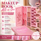 🎉 AMAZING 50% OFF! 💄 All-in-One Makeup Palette Book Set – Eyeshadow, Blush, Highlighter, Contour & Lip Glaze ✨