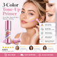 ✨ 50% OFF! ✨ 3-in-1 Color Correcting & Pore Blurring Face Primer – Triple-Swirl Lavender Nude Pearl White Neutralizes Redness Sallowness, Soft-Focus Pore Blurring & 16-Hour Makeup Grip – Non-Comedogenic 30g 💖