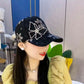 🧢 FLASH SALE: 50% OFF! ✨ Mesh Baseball Cap with Diamond & Butterfly – Breathable, Adjustable & Stylish 🦋