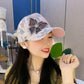 🧢 FLASH SALE: 50% OFF! ✨ Mesh Baseball Cap with Diamond & Butterfly – Breathable, Adjustable & Stylish 🦋