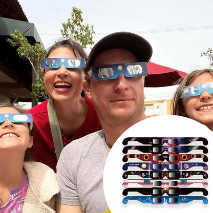 🌞 LIMITED TIME 50% OFF! 🕶️ Solar Eclipse Glasses for Viewing the Total Solar Eclipse – ISO 12312-2 Certified with Smartphone Filter 🌑