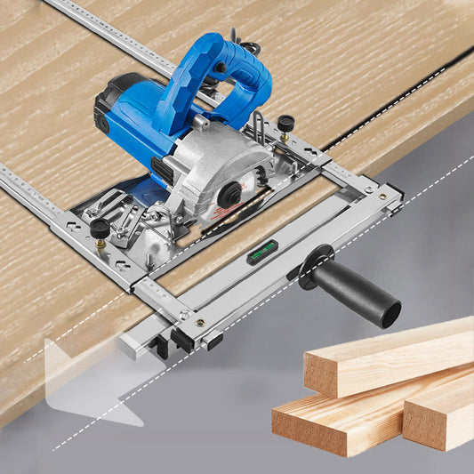 Cutting machine edge guide positioner