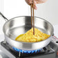 ✈️Free shipping📦Multifunctional Non-coated Stainless Steel Frying Pan