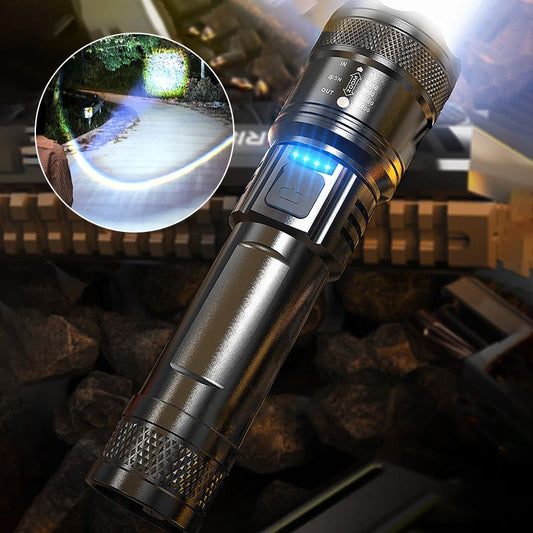 🔦49% OFF + BUY 2 GET 1 FREE! 💥 Super-powerful zoom flashlight – extremely bright & waterproof – perfect for outdoor use & emergencies!