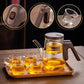Semi-Automatic Water Guide Magnetic Teapot with Filter