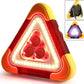 3-IN-1 Solar Emergency Triangle Warning Light at the Roadside