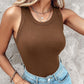 💖LAST DAY SPECIAL SALE💖Ribbed Stretchy Tank Top with Shelf Bra