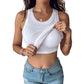 💖LAST DAY SPECIAL SALE💖Ribbed Stretchy Tank Top with Shelf Bra