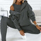 👚 60% OFF + LIMITED STOCK! 💜 Hooded Sweatshirt Suit - Ultra-Soft Fabric with Relaxed Fit for Lounge or Sportswear, Quick-Dry & Comfortable 🏃‍♀️📦