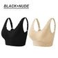 Plus Size 3D Lace Side Clasp Push-up Bra