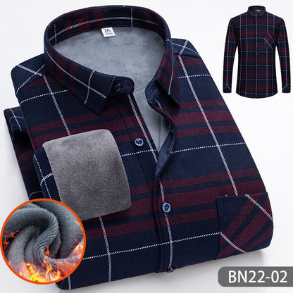 🖤Early Black Friday Sale🎁Autumn and winter men's casual thickened warm shirts