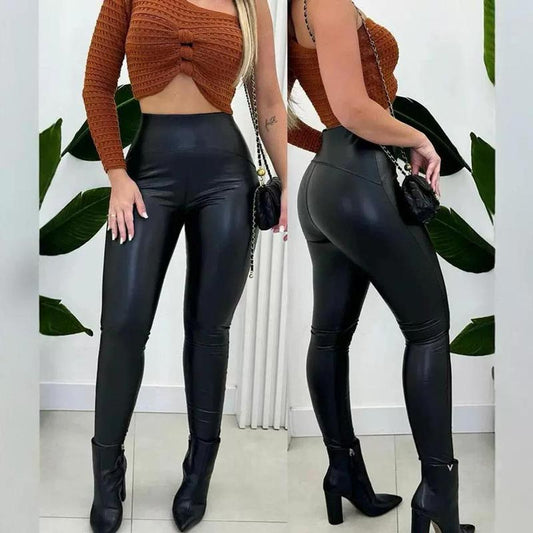 Women’s Casual PU Leather Leggings💕