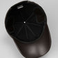 Stylish men's winter leather cap with thickened ear flaps