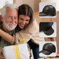 Stylish men's winter leather cap with thickened ear flaps
