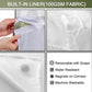🔥 HOT SALE 50% OFF! 🔥 Waffle Shower Curtain – Hotel Style, 180GSM, Water-Repellent, 183×190cm 🚿