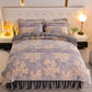 4 Piece Print Cozy Comforter Bedding Sets