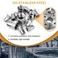 Threaded Insert Nut Rivet Nuts Set with Flat Head