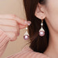 Vintage Elegant Zirconia Imitation Pearl Necklace & Earrings