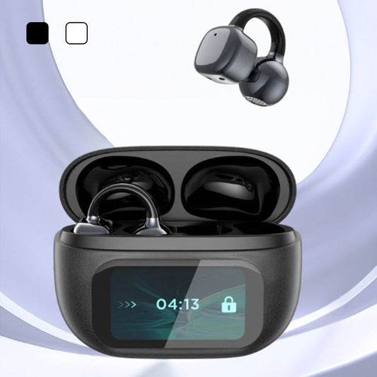 🔥🎧Ear Clip-on Smart Color Screen Intelligent Translation Headset🎧（Only 24 hours left in the campaign）