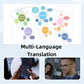 🔥2025 HOT SALE🔥🎧Ear Clip-on Smart Color Screen Intelligent Translation Headset🎧